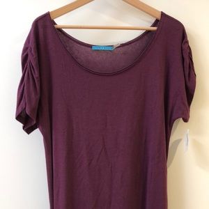 Alice and Olivia burgundy dress